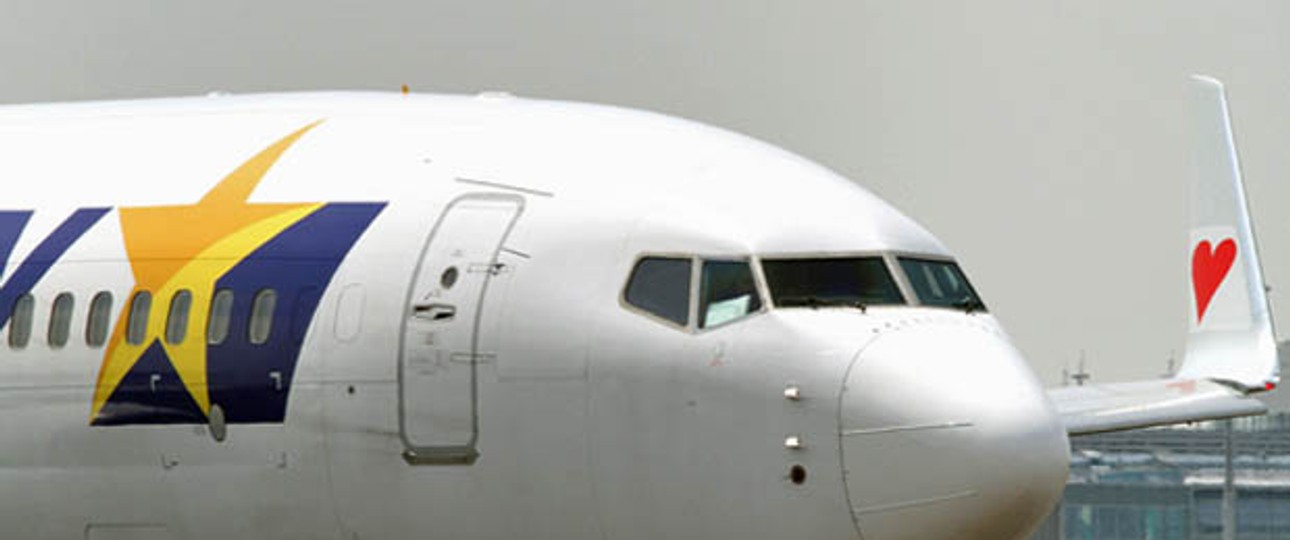 Flieger von Skymark: Noch immer sind die Finanzen der Airline klamm.