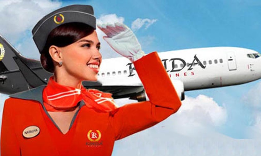 So präsentiert sich Kinda Airlines: «Ihre Art die Welt zu sehen», lautet der Slogan.