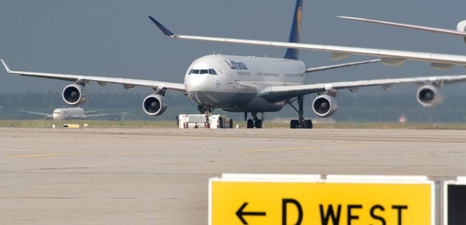 Airbus A340-300 von Lufthansa: Flog eine andere Route.