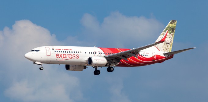 Zum Vergleich: So sieht die Air-India-Express-Bemalung bisher aus ...