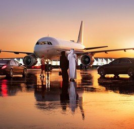 Der Airbus A319 von Emirates bietet viel Luxus.
