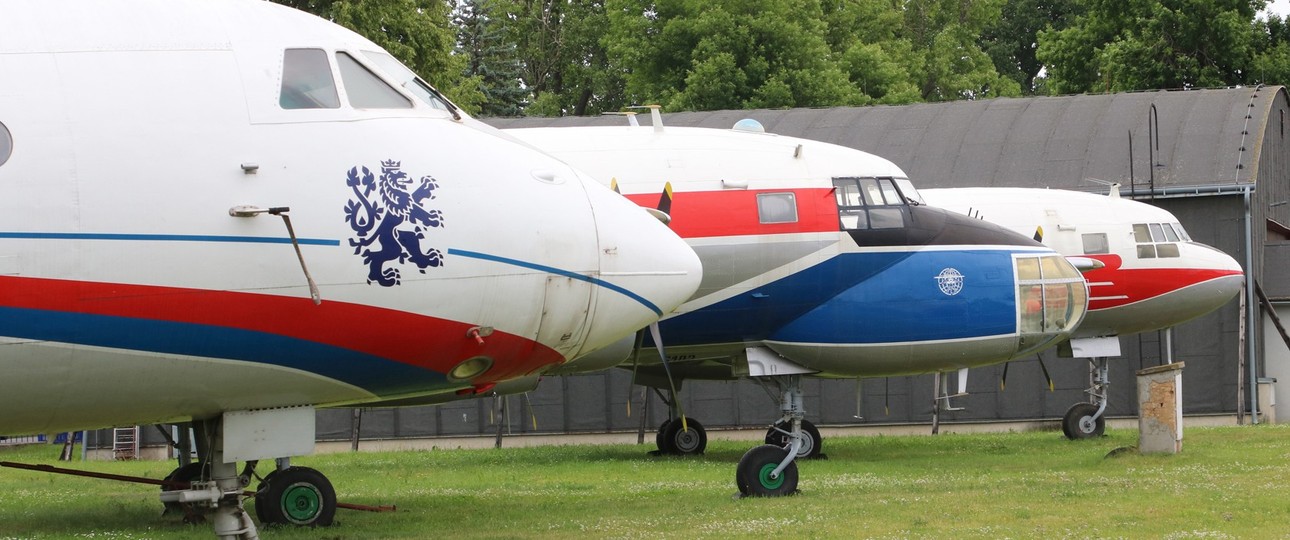 Flugzeugmuseum in Kbley: Russische Flugzeuge sind sehr stark vertreten.