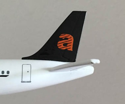 Seitenleitwerk: Wichtiger Werbeträger von Fluggesellschaften.