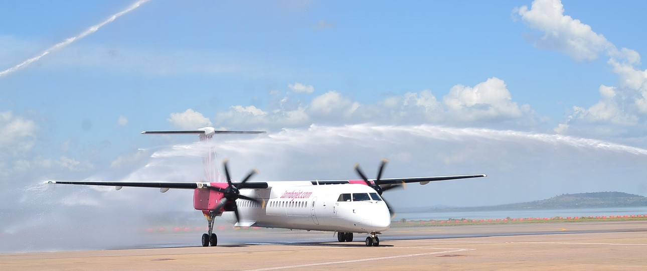 Dash 8 von Jambojet: Nicht gut genug für Burundis Staatsdiener.