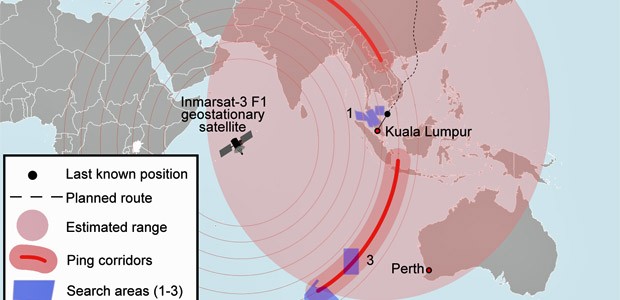 Die möglichen Flugbahnen von Flug MH370: Alles wirklich genau geprüft?