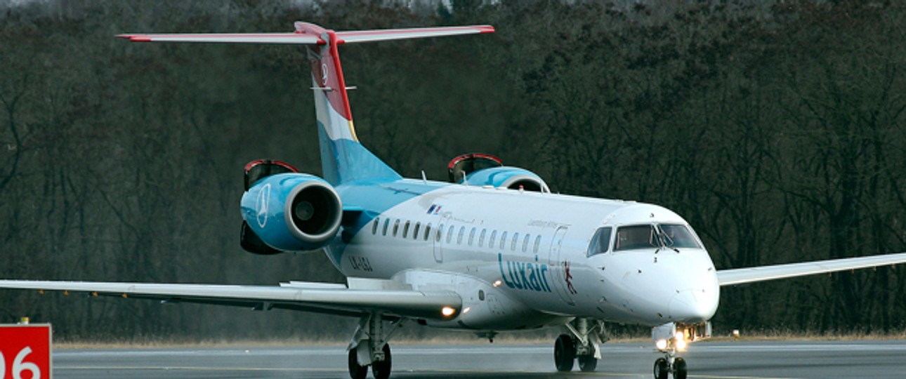 Embraer 145 von Luxair: Künftig nicht mehr in Frankfurt anzutreffen.