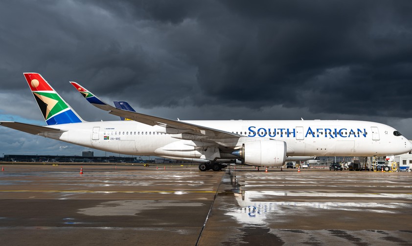 Airbus A350-900 von SAA: Die Airline betrieb für eine kurze Zeit auch dieses Modell - geleast.