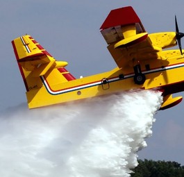 Canadair CL-415 owned by the Croatian Air Force: Part of the European water bomber fleet.