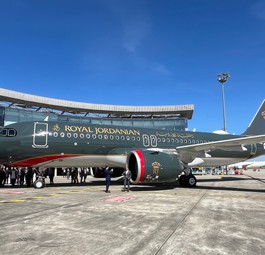 Der erste A320 Neo von Royal Jordanian: Das Flugzeug trägt die Kennung JY-RAD.