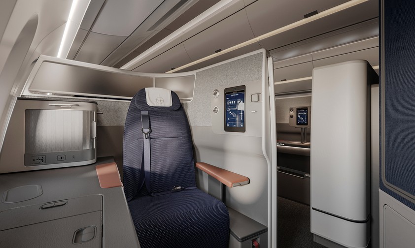 Hier zu sehen: Die Einzel-Suite in der Business Class.