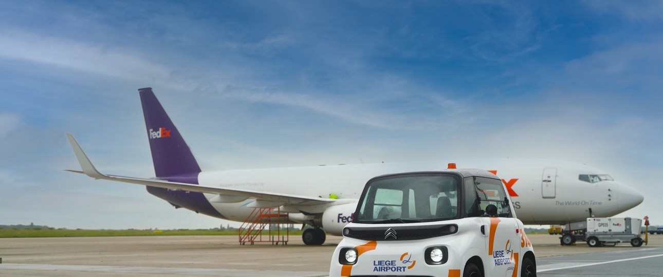Frachter von Fedex in Lüttich: Künftig gibts am belgischen Flughafen keine regulären Passagierflüge mehr.
