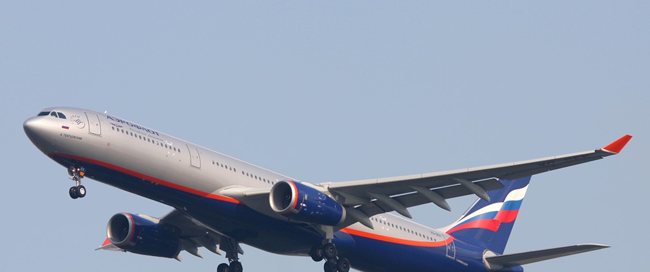 Airbus A330 von Aeroflot: Problem mit Ersatzteilen.
