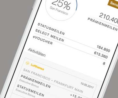 Miles-and-More-App: Ab März wird neu gerechnet.