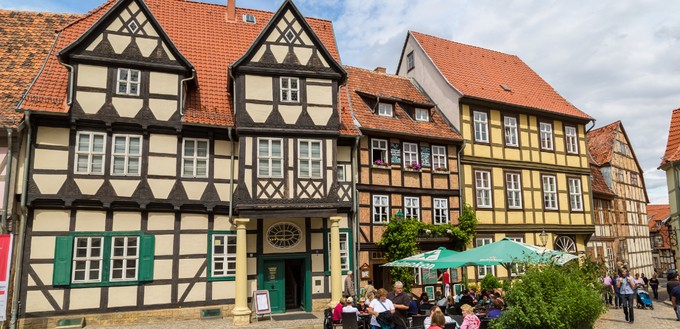 Historische Häuser in Quedlinburg