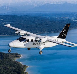 Tecnam P2012 von Alpen Air: Bald auf längeren Strecken unterwegs.