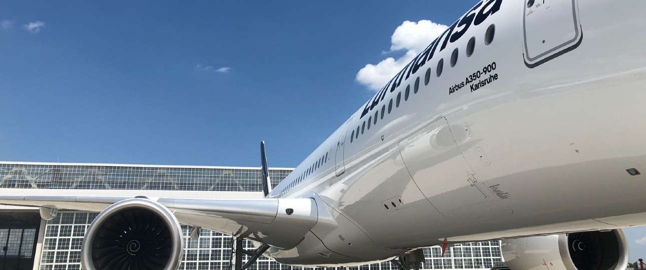 Airbus A350-900 von Lufthansa in München: Künftig auch Exemplare mit First Class.