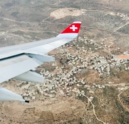 Flieger von Swiss im Anflug auf Tel Aviv: Crews sind beunruhigt.