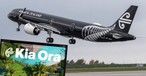 Jet und Bordmagazin von Air New Zealand: Kein Markenschutz.