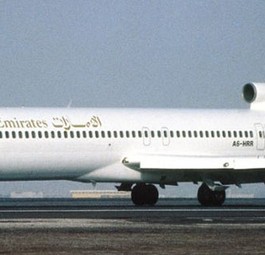 Emirates flog einmal Boeing 727...