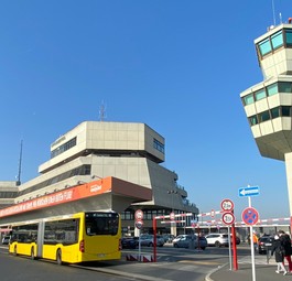 Ein letztes Mal Tegel. Das Terminal des Airports ist wohl das markanteste in ganz Deutschland.