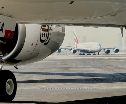 Airbus A350 und A380 von Emirates: Die Golfairline darf in Deutschland ausbauen.