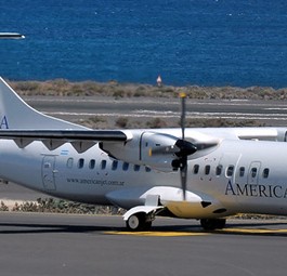 ATR 42 von American Jet: Die Airline will Mount Pleasant ansteuern.