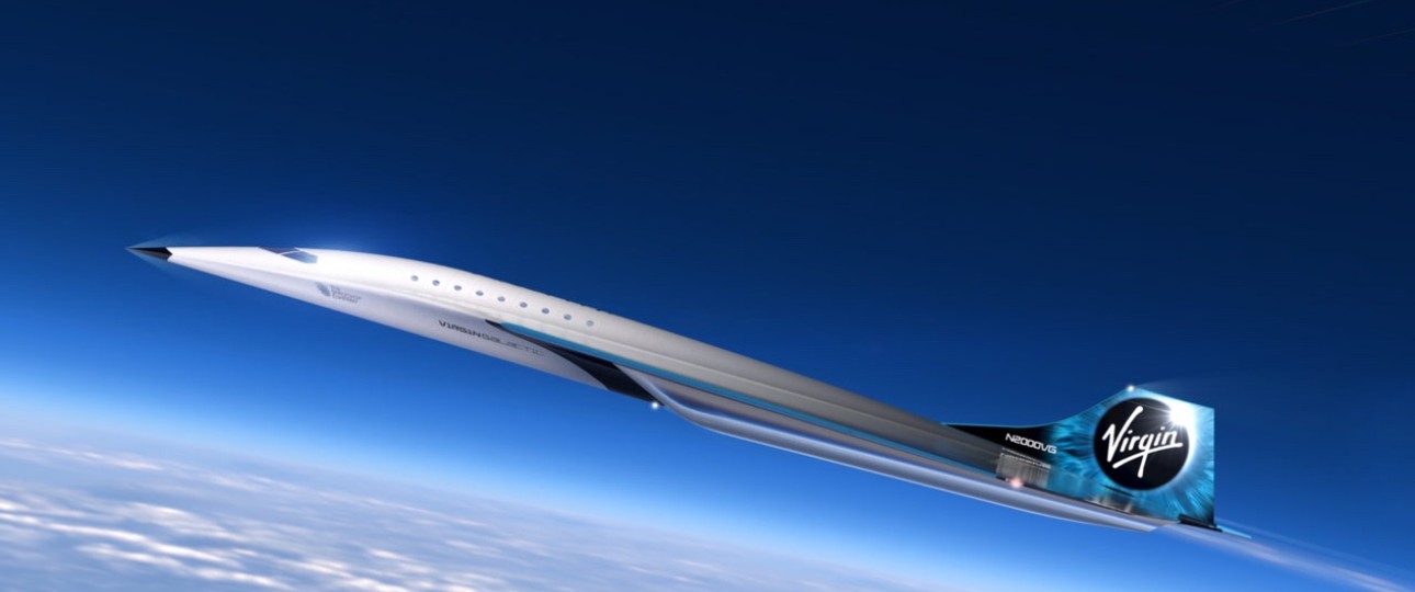 Modell von Virgin Galactic: Mach 3 als Ziel.