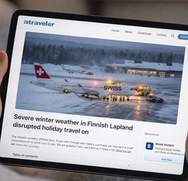 Fake News: Angebliches Bild des Airbus A220 in Kittlä - doch es ist nicht echt.