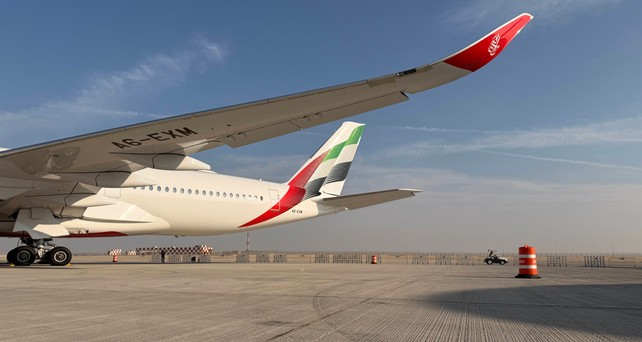 Airbus A350 von Emirates in Dubai: Bald in Berlin und Stuttgart zu sehen?