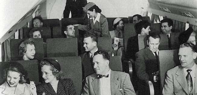 Tourist Class: Pan Am führte 1945 den Vorläufer der Economy Class ein.