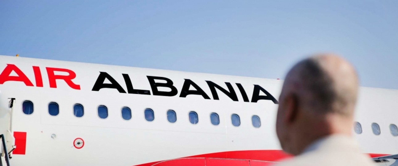 Airbus A319 von Air Albania: Die Airline wurde vom Premierminister ins Leben gerufen