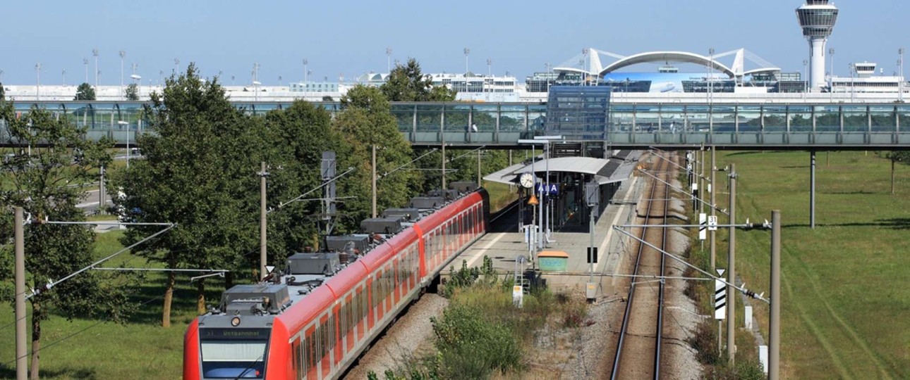 S-Bahn-Station Besucherpark: Der Flughafen München ist drei Wochen ohne Bahn-Anschluss.