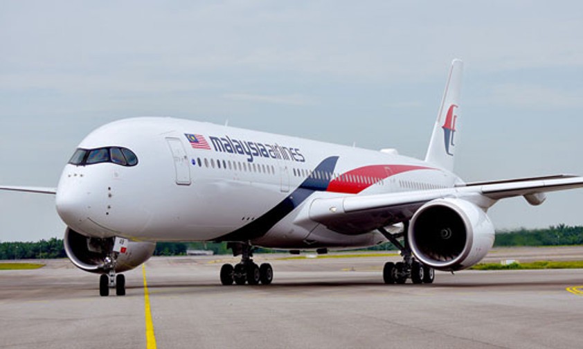 Das der erste Airbus A350 von Malaysia Airlines.