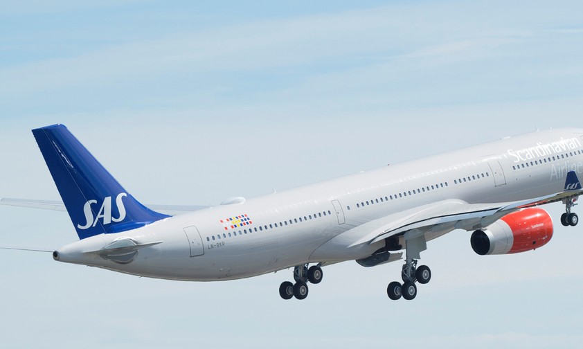 Airbus A330-300: Mit diesem Modell fliegt SAS von Kopenhagen nach Los Angeles.