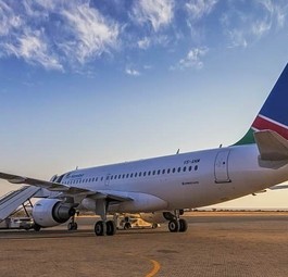 Airbus A319 von Air Namibia: Die Nachfolgeairline wird kleiner.