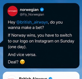 Die Wette von Norwegian und British Airways: Top, die Wette gilt.