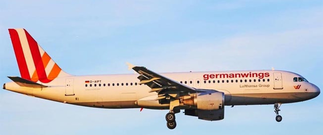 Airbus A320 von Germanwings: Bald unter dem Code EW unterwegs.