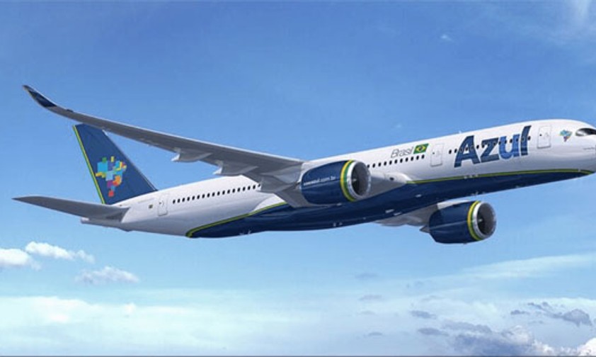 Airbus A350 in den Farben von Azul: Es bleibt eine Zeichnung.