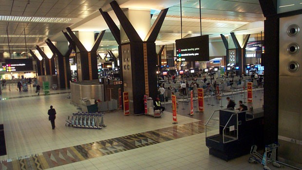 Der Tambo International Airport in Johannesburg.