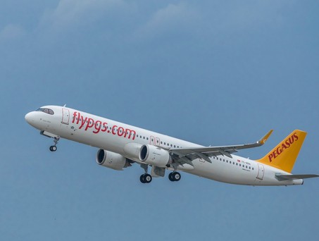 Airbus A321 Neo von Pegasus Airlines: Die Airline musste ein Exemplar aus dem Iran retten.