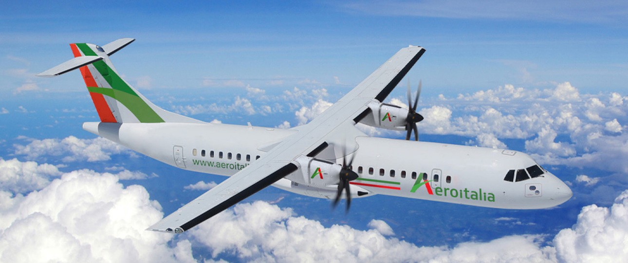 ATR 72 von Aeroitalia Regional: Bleiben bei der Fluglinie - trotz Verkauf.