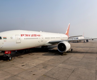 Boeing 777 von Air India: Bekam nach dem Start Probleme.