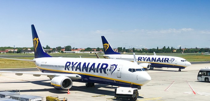 <strong>Rang 1: </strong>Ryanair. 3643 Routen.