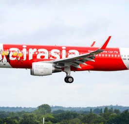 Airbus A320 von Air Asia: Die Fluglinie guckt nach China.