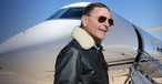Pastor Kenneth Copeland vor seinem Flugzeug: «Wunderbares Geschenk».