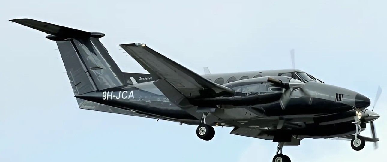 Beechcraft 200 Super King Air von Small Fly: Die maltesische Airline gewann eine Ausschreibung in Italien.