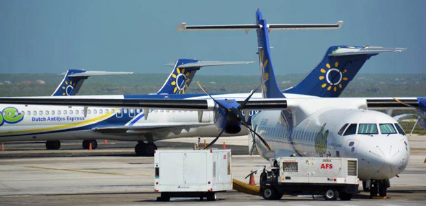 Vier der neun Flieger von Dutch Antilles Express: Basis in Willemstad.
