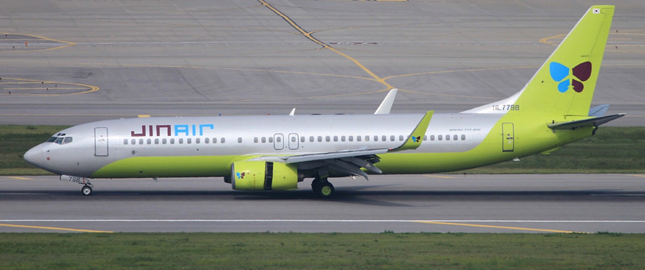 Boeing 737 von Jin Air: Die Airline wird mit zwei Konkurrenten fusioniert.