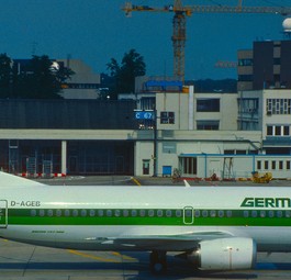 Boeing 737-300 von Germania im Jahr 1988: Die Airline brachte den Markt in Bewegung.