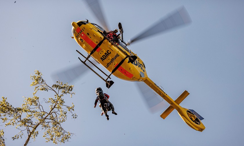 Luftrettung des ADAC mit Hubschrauber: Muss schnell am Unfallort sein.